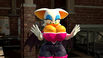 Rouge the bat boobs