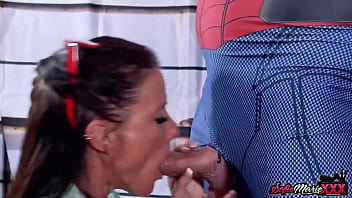 Spiderman blowjob