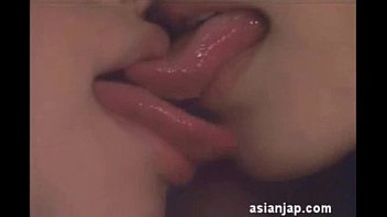 Japanese hot lesbian kiss