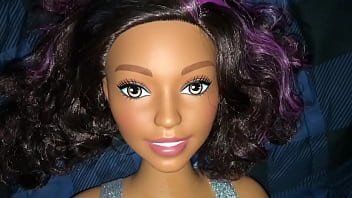 Brown haired barbie doll