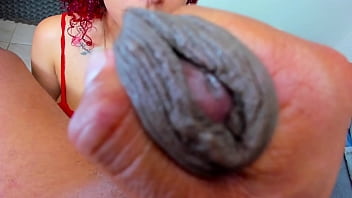 Foreskin blowjob