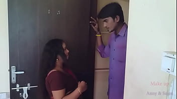 Punjadi Aunty with young boy
