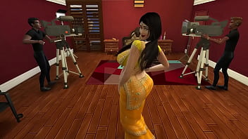 Sexy saree dance