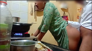 Fuck while cooking