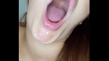 Spitting blowjob