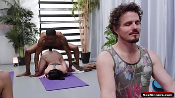 Yoga teacher and student sex