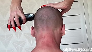 Femdom shaving