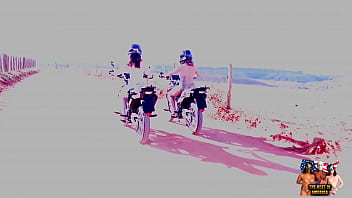 Donne nude su moto