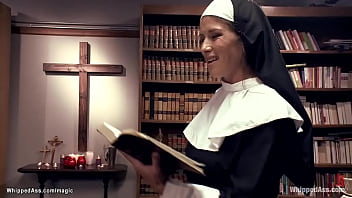 Nun with ball gag