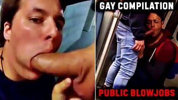 Gay public blowjob