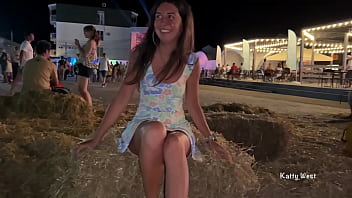 Upskirt teen pussy