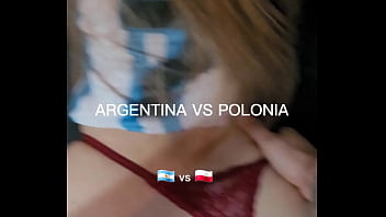 Topless argentina fan world cup final