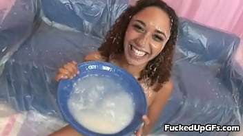 Cum on plate