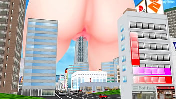 Animated giantess insertion