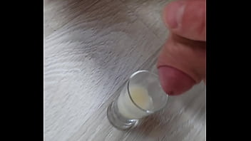 Cumming in a glass