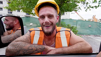 Construction worker gay porn