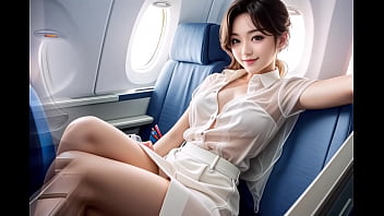 Porn stewardess