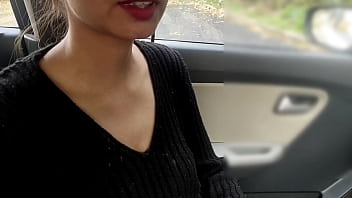 Desi couple sex in car