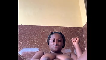 Ebony fake tits
