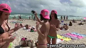 Beach party porn