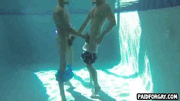 Underwater gay sex