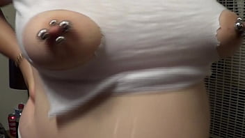 Pregnant with nipple piercings