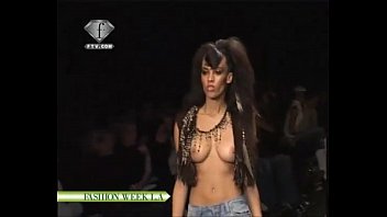 Topless fashion show