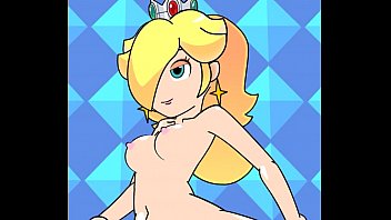 Princess rosalina and peach futanari