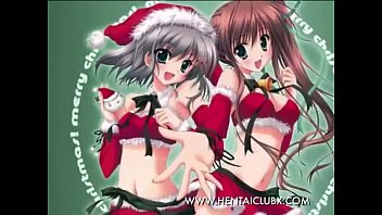 Christmas anime girl