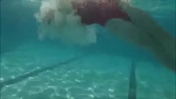 Underwater femdom