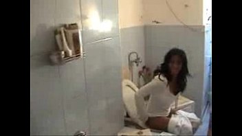 Bathroom cheating porn