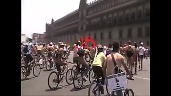 Nude cyclists in london