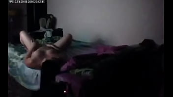 Masturbating