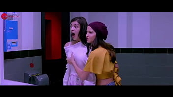 Actress boobs pressing