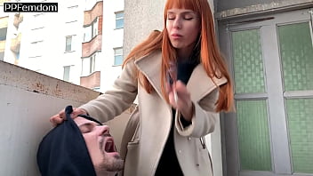 Human ashtray bitch