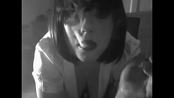 Christine divine smoking cigarette