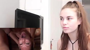 Girls reaction on porn videos