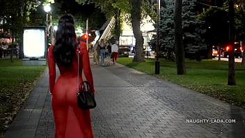 Porn transparent dress