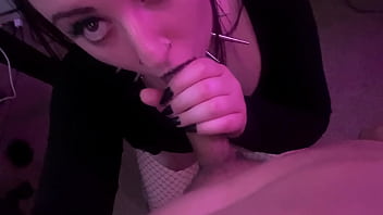 Gothic girl and older man