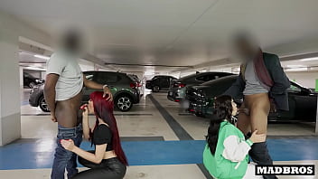 Schoolgirl fucked by two black guys