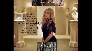 Sabrina carpenter blacl lingerie