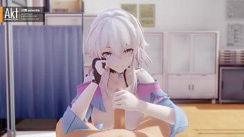 March 7 TH March 7th gets fucked by a robotic dildo for science Akt S2 March 7th
