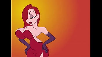Jessica rabbit cindy lou who's big boobs strapless dress