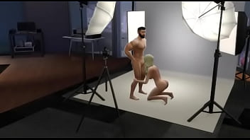 Sims 4 SwimBikiniMetalFront_TribalBlue
