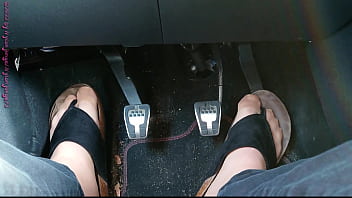 Lisa asmr barefoot pedal pumping