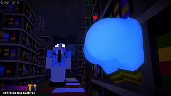 Minecraft alex Ghost girl gets horny when she sees the guard and…
